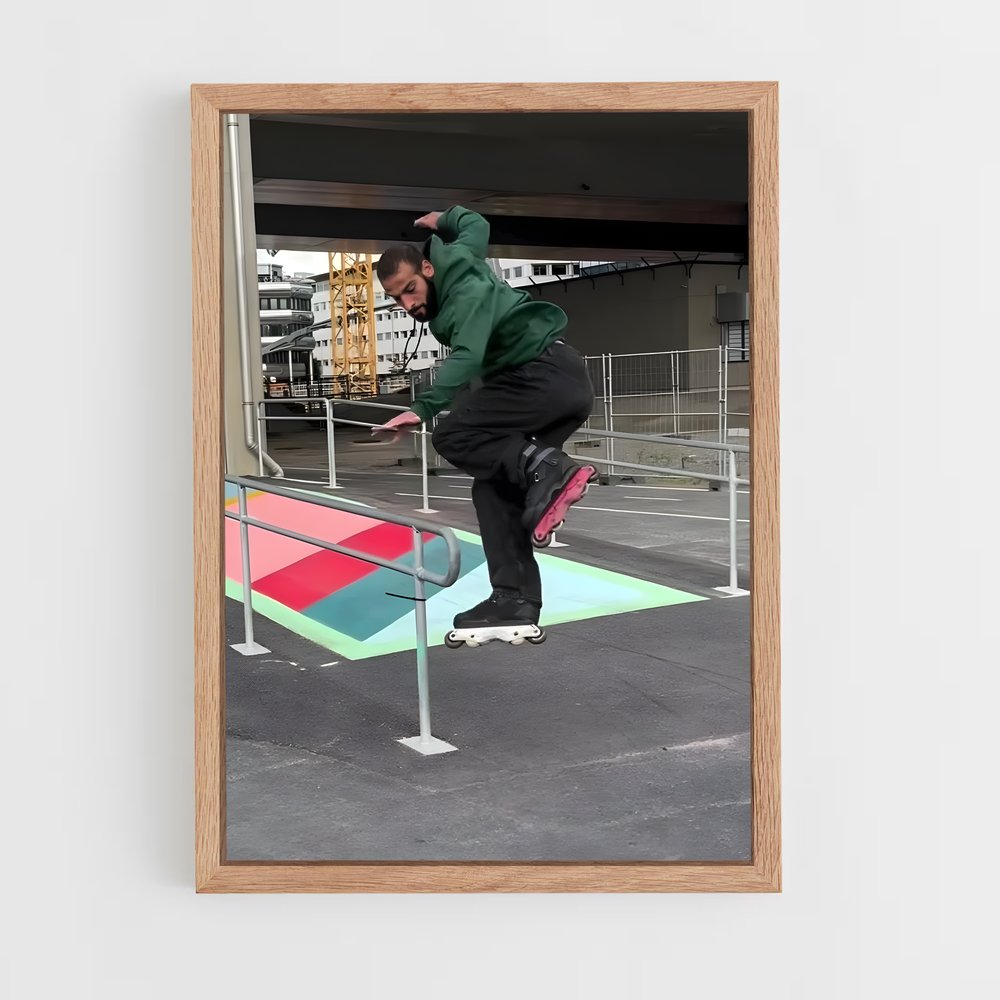Poster Skater's Leap – affiche Rollerblade (vue 4)